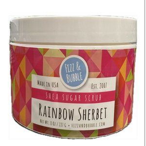 Fizz & Bubble Shea Sugar Scrub - Rainbow Sherbet 🌈